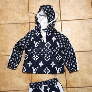 Boys Louis Vuitton Hooded Track Suit